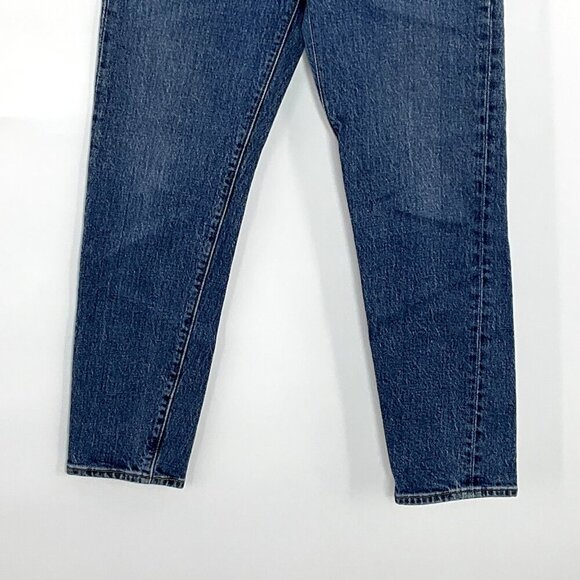 Levi's Jeans Womens 24x26 Blue Wedgie Straight Button Fly‎ High Rise Denim - Picture 4 of 13